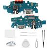 Extkry Connettore di Ricarica per Samsung Galaxy A14 4G Kit Riparazione | Porta di ricarica flat ricarica porta caricabatterie charging port microfono con kit di riparazione.