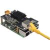 ZDE ZP598 PCIe to 5GbE Ethernet Network Port HAT Adapter Expansion Board 5G 5Gb 5Gbps with Aluminum Heatsink for Raspberry Pi 5