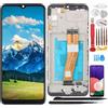 YHX-OU 6,5 pollici nero + cornice completa LCD per Samsung Galaxy A02s A025G A025U A025A schermo con telaio LCD Display Set di digitalizzatore touch screen di ricambio + strumento + vetro temperato
