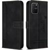 Bravoday Cover per Samsung Galaxy S10 Lite/Galaxy S10 Lite, Flip Custodia in Pelle PU con Slot per Schede, Portafoglio Custodia per Samsung Galaxy S10 Lite/Galaxy S10 Lite, Nero