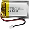 HXJNLDC 3.7V CC Rechargeable Polymer Lithium Battery (902030 9×20×30.5mm 550mAh) per i prodotti della batteria 3.7-5v, orologio, auricolare, sostituzione della batteria della lampada LED