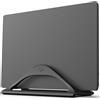 HumanCentric Supporto verticale per laptop per scrivania (nero) | Supporto regolabile per dock Apple MacBook, MacBook Pro e altri laptop per organizzare lavoro e casa ufficio