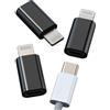 HOYULLI Adattatore USB C a Lightning(Set di 3) per iPhone14 13 12 Pro Max Tipo-c Cavo Femmina Jack Certificato per Apple MFI Caricabatterie Rapido Connettore per iPad Presa Telefono Carica Trasferimento File