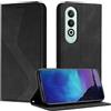 Fatcatparadise Cover per Oneplus Nord CE 4Flip Caso in PU Pelle Premium Portafoglio Custodia [Kickstand] [Slot per Schede] [Chiusura Magnetica] per Oneplus Nord CE 4 (Nero)