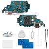 Extkry Connettore di Ricarica per Samsung Galaxy S21 Ultra Kit Riparazione | Porta di ricarica flat ricarica porta caricabatterie charging port microfono con kit di riparazione.