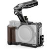 Tilta ZR Cage, gabbia per fotocamera compatibile con il kit base Nikon ZR con impugnatura superiore Xeno, filettature M3, ricevitore cold shoe e filettature 1/4″-20 - Nero TA-T98-A-B