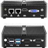 HYSTOU PC Industriale Core J5005 8GB Ram 128GB SSD Mini PC Fanless per Industriale