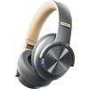 Picun Cuffie Bluetooth B8, 120 ore di riproduzione, cuffie wireless Bluetooth con 3 modalità di equalizzazione, bassa latenza, chiamate in vivavoce, cuffie over-ear per viaggi, casa, ufficio,