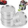 VEGOATY 3 contenitori per il pane in acciaio inox, a prova di perdite, piccolo con coperchio, da 250 ml, adatto per snack, frutta, cereali, zuppe, ecc. Piccolo contenitore per il pranzo in acciaio