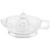 HFEHSKJ Spremiagrumi manuale con manico e beccuccio per versare, estrattore trasparente piccolo spremiagrumi arancione portatile HFEHSKJ