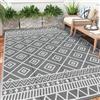 Enyhom Tappeto per Esterno Extra Large 240 x 300 cm, Plastica Riciclata Tappeto da Esterno Resistente alle Intemperie per Campeggio, Balcone, Terrazza, Spiaggia, Giardino D'inverno, Soggiorno, Camper
