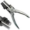 PTL Pinze ad azione parallela per avvolgere e rubinettare, 13 x 16 x 20 mm, piegatura del filo e anello per formare tre gradini, pinze rotonde per hobby, artigianato, idee regalo, strumenti per la