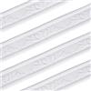 GORGECRAFT 2.3m*2 Rotoli Stacca e Incolla Bordo per Parete 3D Battiscopa In Schiuma Bordo per Carta Da Parati Autoadesivo Flessibile Modanatura Della Base A Specchio Linee Decorative