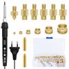 YIWONFU Kit Saldatore 80W con Display LED Temperatura Regolabile 180-480°C + 138 Inserti Filettati M2 M3 M4 M5 M6 M8 Set Completo con Punte e Adattatore per Riparazioni e Stampante 3D