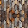 ANLIKY-Pro Carta da parati autoadesiva multicolore effetto legno, 44X300CM, pellicola decorativa rimovibile con effetto luce e ombra 3D per mobili.