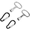 Byezhou 2 chiavi triangolari in metallo, con 2 chiavi triangolari, universali, Turn Tongue File Cabinet Key per gas acqua corrente