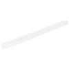 QUARKZMAN 5 Pezzi Bacchette Di Saldatura Plastica Bianca 9.5mm x 250mm HDPE Nastro Piatto Per Riparazione Serbatoi Acqua Pedane Carrelli Bidoni Trogoli Trasferimento(0.4inch x 10inch)