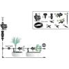 G.F. SRL KIT 20 DUE.5 RECO in PLASTICA RICICLATA, Nero, per irrigazione goccia a goccia, 20 m, con programmatore, Made in Italy