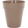 Artevasi Capri High, Vaso alto rotondo in plastica, 56cm, colore taupe