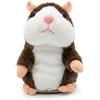 TaimeiMao Criceto Parlante,Criceto Interattivo,criceto Parlante Ripetuto,Criceto ParlantePeluche,Peluche Parlante,criceto Peluche,per Regalo di Natale,compleanno