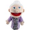 XIMEY Marionette da Mano Muppet Show, Burattini da Mano, Teatrino Marionette di Peluche, Pupazzo di Peluche, Master of Puppets per Racconta Storie, Educazione, Giochi Interattivi (Nonna, 30cm)