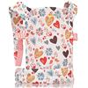 HappyVk- Baby Doll Carrier for Kids-Flower2 | Comode spalline imbottite regolabili, indossate sul davanti o sul retro, accessori per bambole reborn, marsupio per bambini