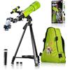 BRESSER JUNIOR Telescopio rifrattore 70/400 con zaino