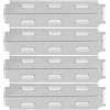 COGRICHBF 37 cm, copertura del bruciatore per 3562 TG4, piastra riscaldante in acciaio inox, distributore di fiamma, parti di ricambio per barbecue a gas, confezione da 4
