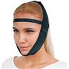 invera Indumento di compressione del mento post-chirurgico, fascia per il mento, kit di sollevamento del viso, sollevamento del mento, snellente per il viso, serraggio guanciale (nero)