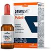 STERILFARMA EVOLUTION Sterilvit Polivit Multivitaminico Completo, Vitamine gruppo B, D, A, C, Niacina(PP), Biotina(H), Acido folico. Formula Microemulsionata Sicuro dalla Nascita CONSIGLIATO DAL MEDICO PEDIATRA Flacone 5ML