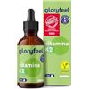 Gloryfeel Vitamina K2, 200 mcg per 10 Gocce, Eletto PRODOTTO DELL'ANNO 2025, Supporto per Cartilagine & Ossa, Menachinone Premium 99,7+% All Trans MK7 (K2VITAL® di Kappa) - Premium Gnosis Vit MK7, 100% vegan