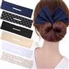 TOFBS 6 Pezzi Ciambelle per Chignon Twist Curler Donut Francese Strumenti Accessori per Acconciature Strumento per Magico Articolo per Raccogliere Chignon Facile per Capelli Donna
