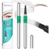 lankai Matita Sopracciglia-Matita Sopracciglia Microblading, Matita per Sopracciglia 3D Impermeabile, Penna Sopracciglia Durata Lunga, Matita Sopracciglia Waterproof Creare Sopracciglia Naturali