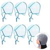 Visxcnu 6pcs cappucci colorati per capelli, per parrucchiere, fai da te marcatori per parrucchieri, con uncinetto in plastica