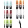 KOTO darts KOTO - Freccette Collection Short, 30 Shafts & Pratico Shaft Remover, Nylon Shafts Multicolor