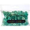 Buttons Galore Mint Cooler Pulsante di plastica Resistente, Multicolore