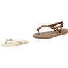 Havaianas Infradito Oro 35/36 EU + Infradito Oro Rosa 35/36 EU