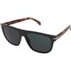 David Beckham DB 7111/S WR7/MT | Occhiali da Sole Graduati o Non Graduati | Plastica | Rettangolari | Nero, Havana | Adrialenti