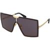 Max Mara Miller MM0117 30A | Occhiali da Sole Graduati o Non Graduati | Prova Online | Metallo | Oversize | Oro | Adrialenti