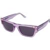 Guess GU7902 80Y | Occhiali da Sole Graduati o Non Graduati | Prova Online | Plastica | Rettangolari | Viola, Trasparente | Adrialenti
