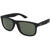 Crullé Fort C6 | Occhiali da Sole Graduati o Non Graduati | Prova Online | Unisex | Plastica | Quadrati | Nero | Adrialenti