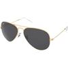 Ray-Ban Aviator Large Metal RB3025 919648 | Occhiali da Sole Graduati o Non Graduati | Prova Online | Unisex | Metallo | Pilot | Oro | Adrialenti
