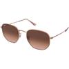 Ray-Ban Hexagonal Flat Lenses RB3548N 9069A5 | Occhiali da Sole Graduati o Non Graduati | Prova Online | Unisex | Metallo | Tondi | Oro | Adrialenti