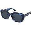 Balenciaga BB0295SK 004 | Occhiali da Sole Graduati o Non Graduati | Plastica | Quadrati | Blu | Adrialenti
