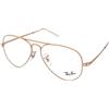 Ray-Ban RX6489 3094 | Occhiali da Vista Graduati | Prova Online | Unisex | Metallo | Pilot | Oro rosa | Adrialenti