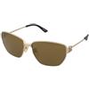 Balenciaga BB0337SK 003 | Occhiali da Sole Graduati o Non Graduati | Metallo | Quadrati | Oro | Adrialenti