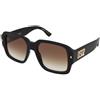 Dsquared2 D2 0106/S 807/HA | Occhiali da Sole Graduati o Non Graduati | Prova Online | Plastica | Quadrati | Nero | Adrialenti