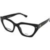 Dsquared2 D2 0117 807 | Occhiali da Vista Graduati | Plastica | Quadrati | Nero | Adrialenti