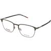 Hugo by Hugo Boss Hugo Boss HG 1235 R2Z | Occhiali da Vista Graduati | Prova Online | Unisex | Metallo | Quadrati | Verde, Rutenio | Adrialenti