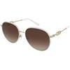 Michael Kors Empire MK1128J 123313 | Occhiali da Sole Graduati o Non Graduati | Prova Online | Metallo | Tondi | Bianco, Oro | Adrialenti